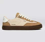 TOCA Teak Light Cream Nylon Latte Suede Sneaker - Image 11