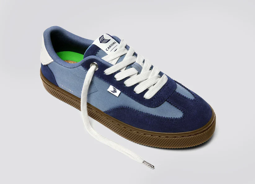 TOCA Teak Mirage Blue Nylon Marine Blue Suede Sneaker - Image 5