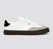 TOCA White Diamond Leather Cloud Grey Suede Sneaker - Image 10