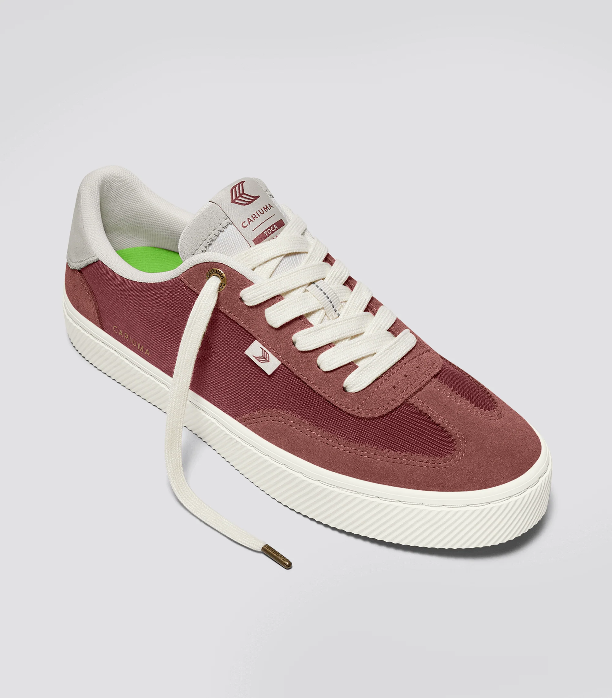 TOCA Withered Rose Suede Dark Rose Nylon Sneaker - Image 3