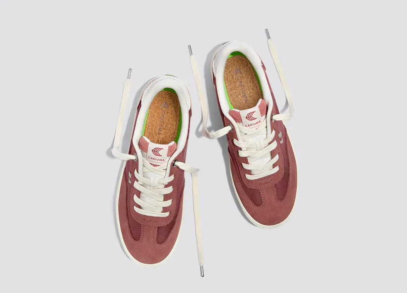 TOCA Withered Rose Suede Dark Rose Nylon Sneaker - Image 9