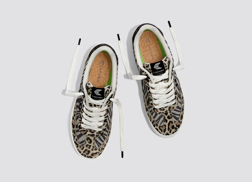 TOCA Zebra Leopard Print Suede Sneaker - Image 9