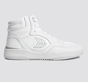 UBA High White Premium Leather Ice Logo Sneaker - Image 10