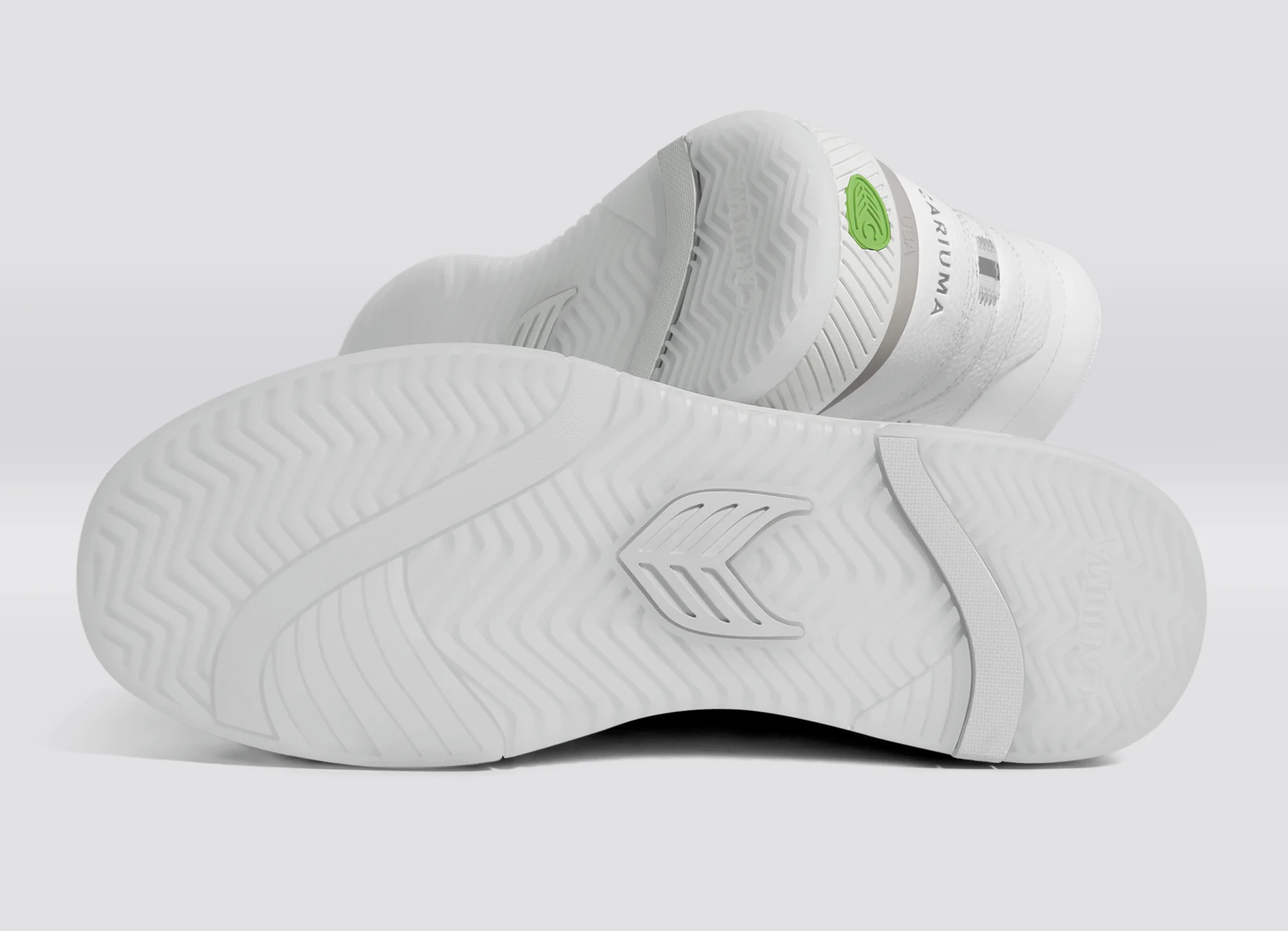 UBA High White Premium Leather Ice Logo Sneaker - Image 6