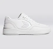 UBA White Leather Ice Logo Sneaker - Image 11