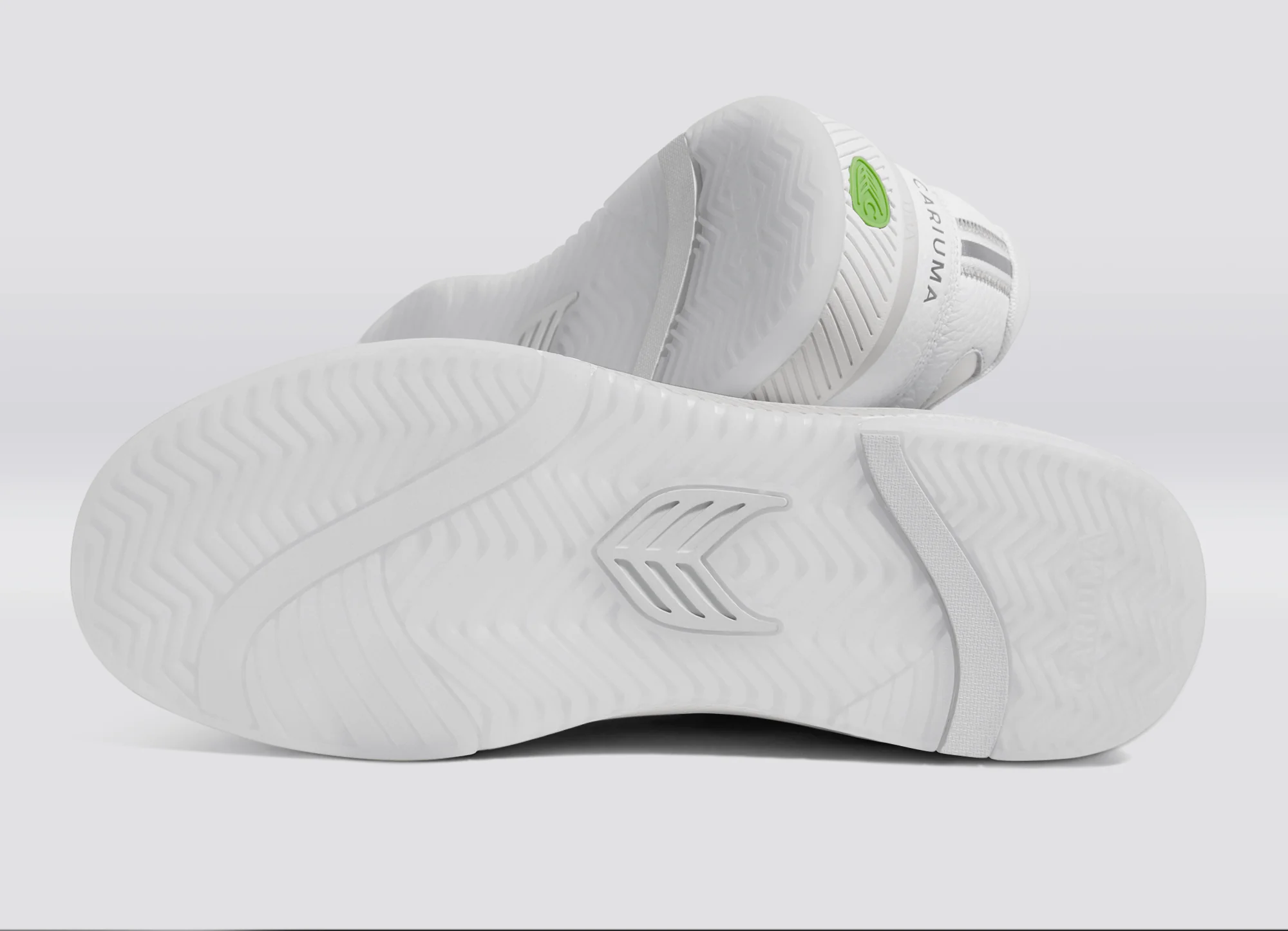 UBA White Leather Ice Logo Sneaker - Image 7
