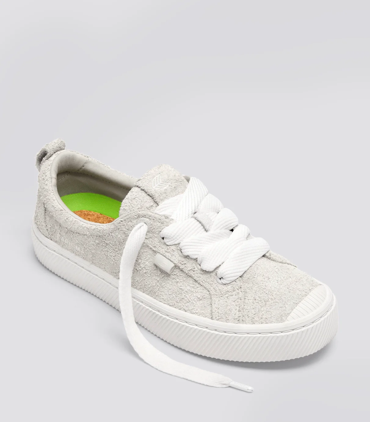 OCA Low Hairy Suede Smoke White - Image 2