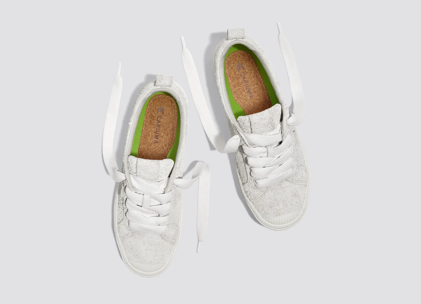 OCA Low Hairy Suede Smoke White - Image 7