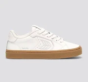 SALVAS Smooth Leather Warm White Logo Gum - Image 10