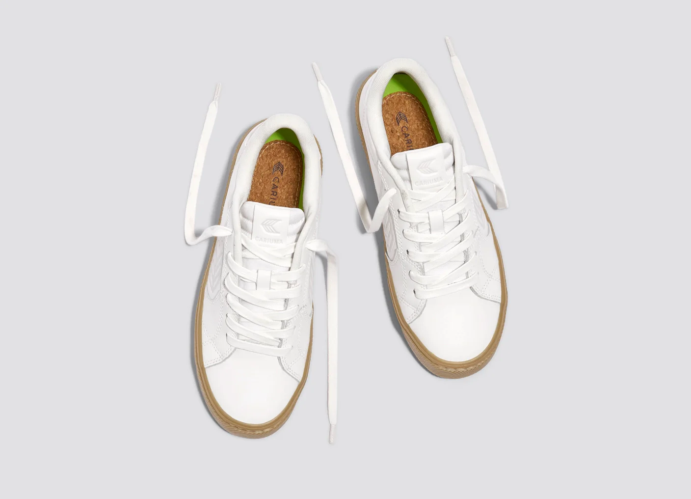 SALVAS Smooth Leather Warm White Logo Gum - Image 8