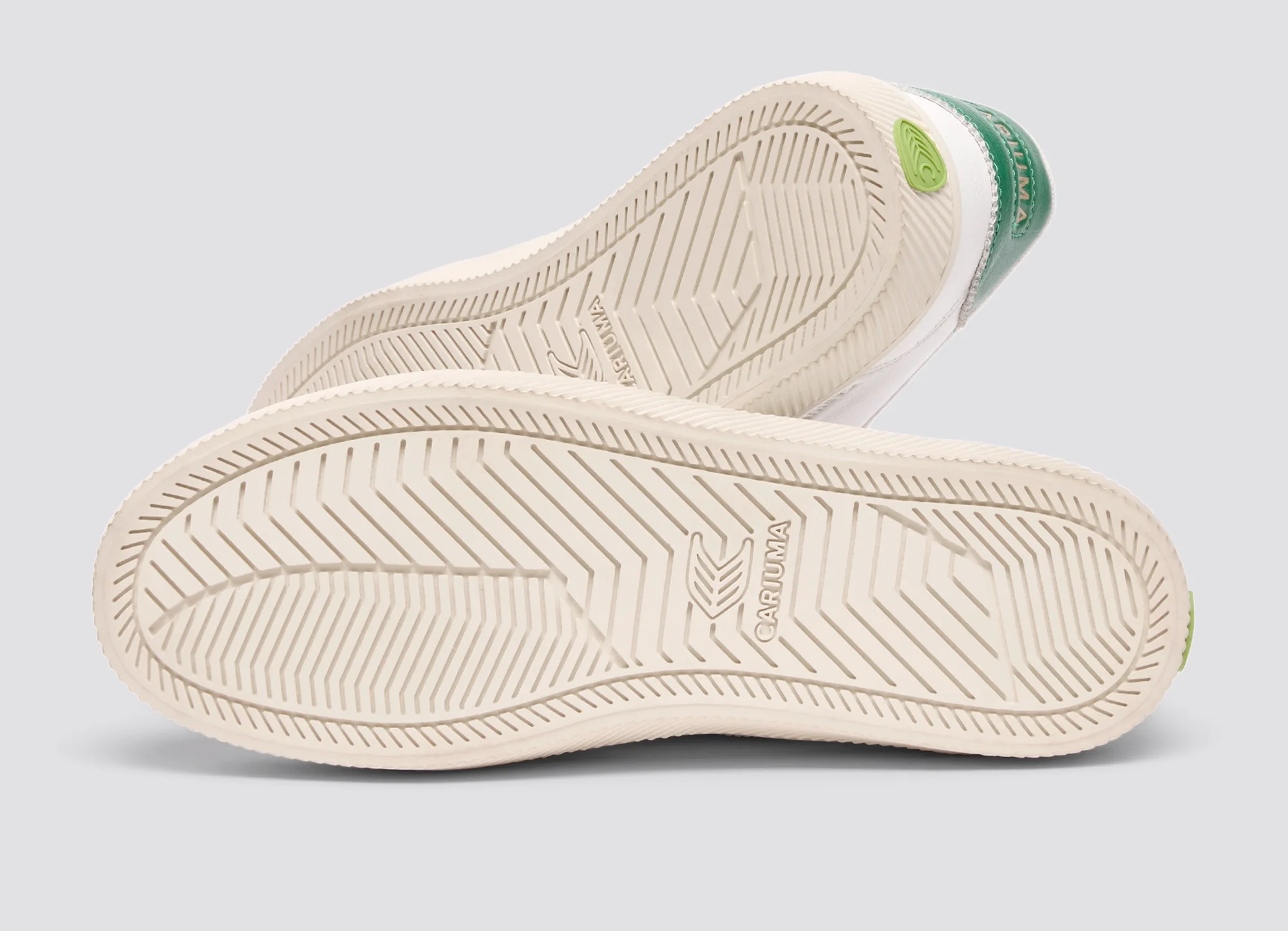 TOCA Soft Grain Leather & Suede Warm White Lush Green - Image 5