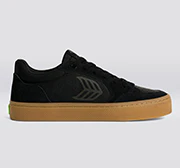 VALLELY PRO Gum Black Suede and Cordura Ash Grey Logo Sneaker - Image 10