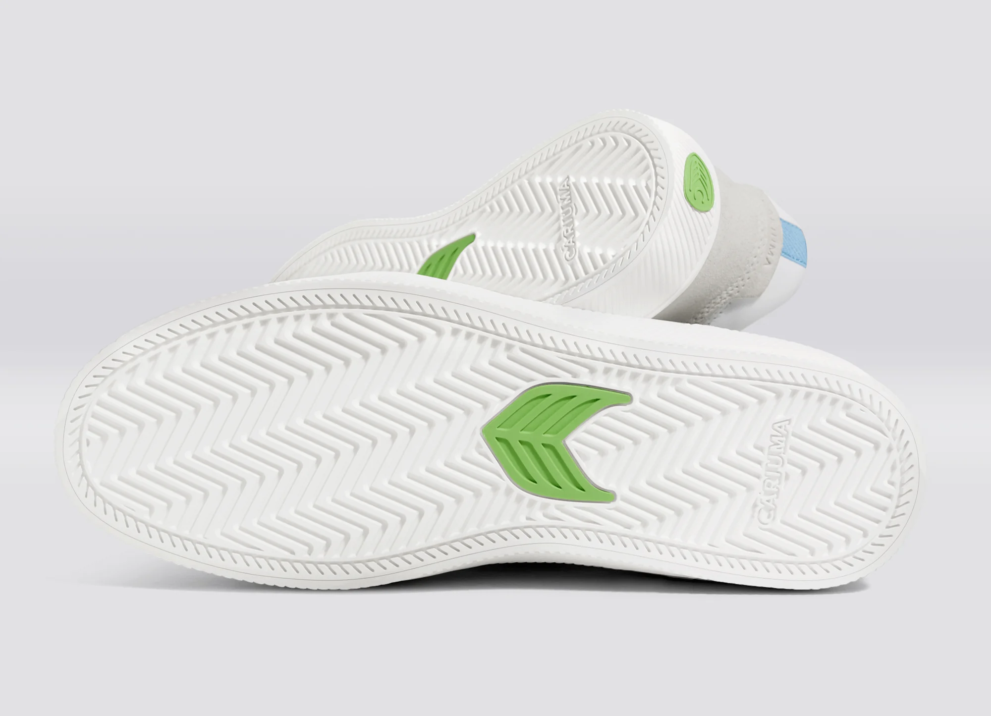 VALLELY White Leather Smoke White Suede Argentina Blue Logo Sneaker - Image 7